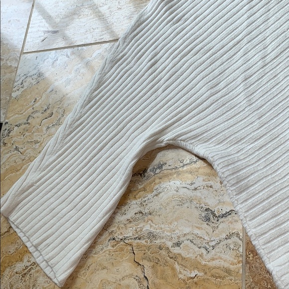 Anthropologie Moth dolman sleeve ribbed ivory VGUC - Picture 9 of 16